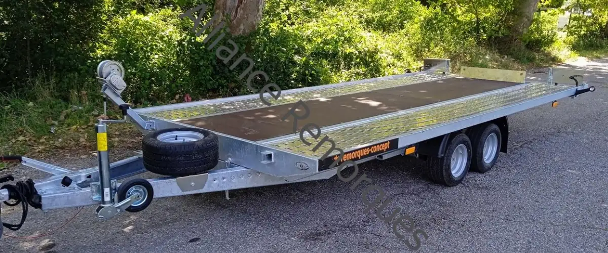 Voiture porte voiture 5m 2700kgs