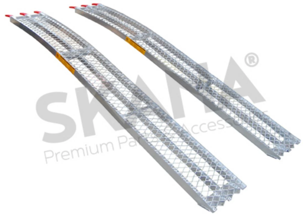 Rampes courbées non pliables 680 kg / paire