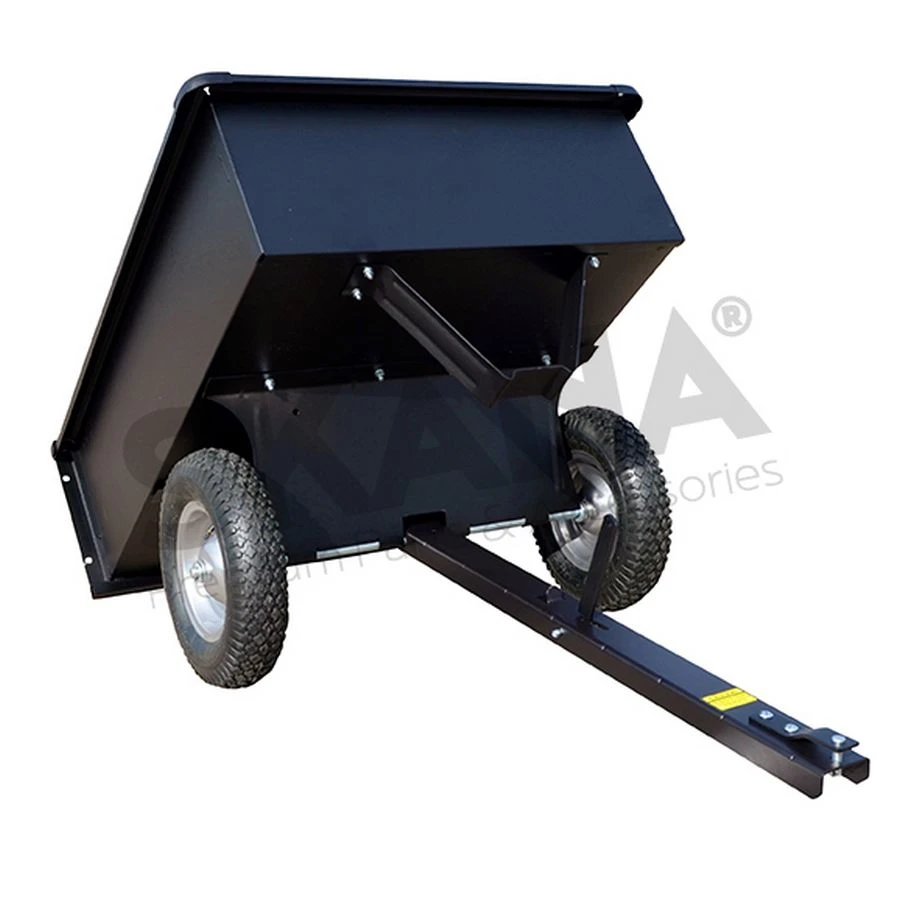 Remorque pour autoporté avec benne 226 kg ( Non montée )