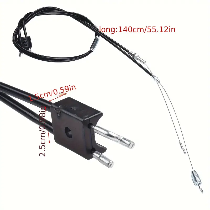 Kit câble d'accélérateur et câble d'embrayage pour tondeuse à gazon pour Einhell