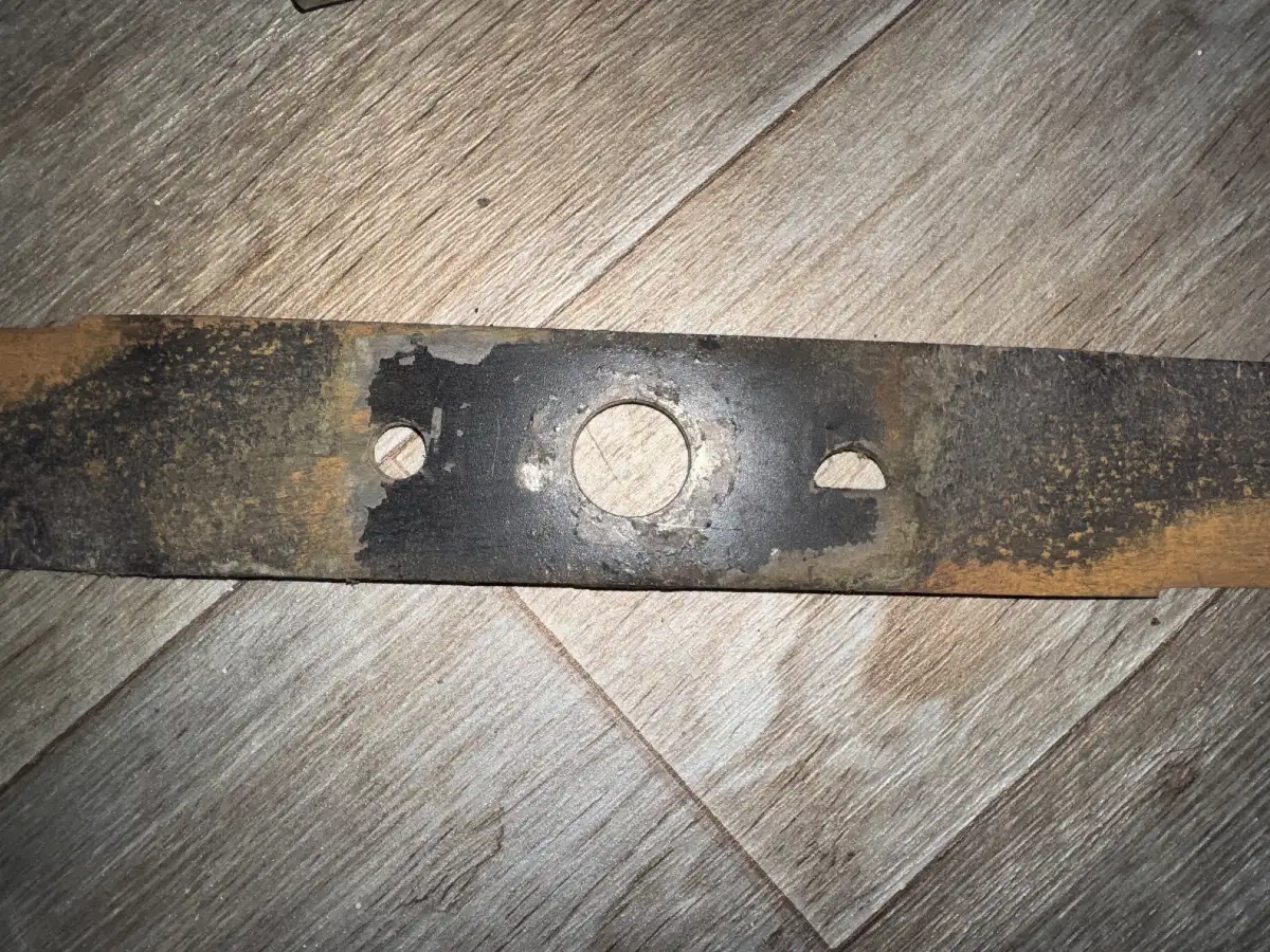 Moyeu + lame rond et demi-lune pour tondeuse 50cm